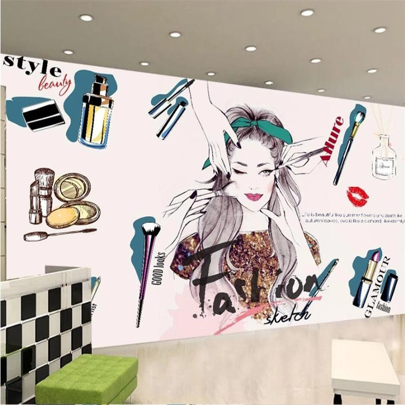 Beauty Makeup Wallpaper - Produtos personalizados, doces, pintados à mão,