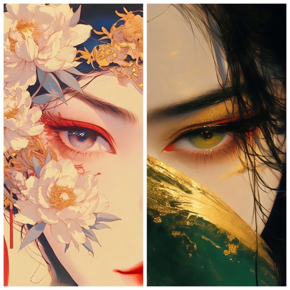Beauty Makeup Wallpaper - Quebra-Cabeças Estilo Chinês de Maquiagem e
