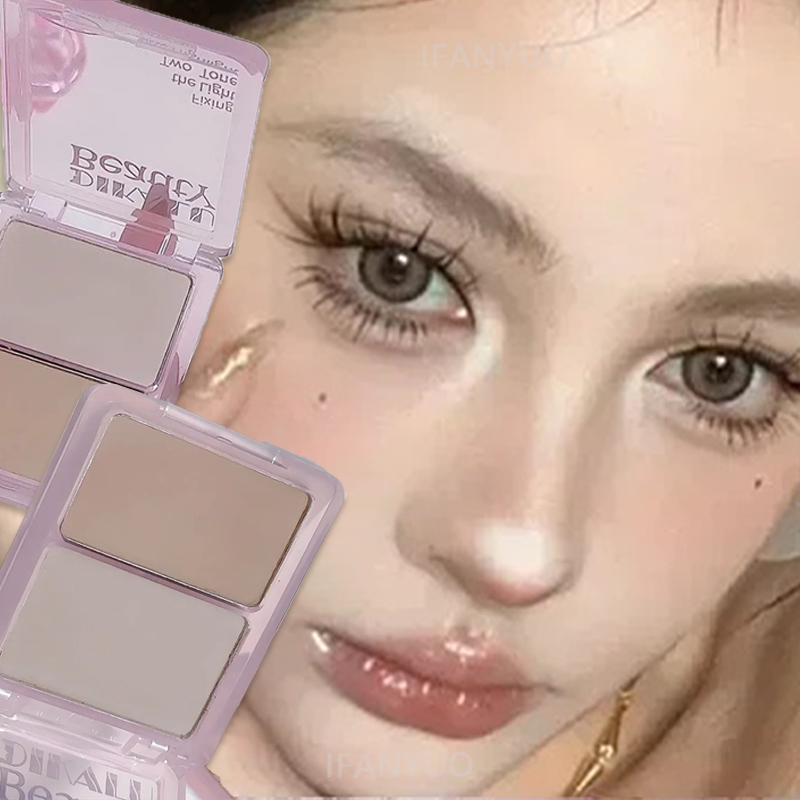 Highlighter Bronzer Palette - Paleta de Contorno e Iluminador Bicolor: