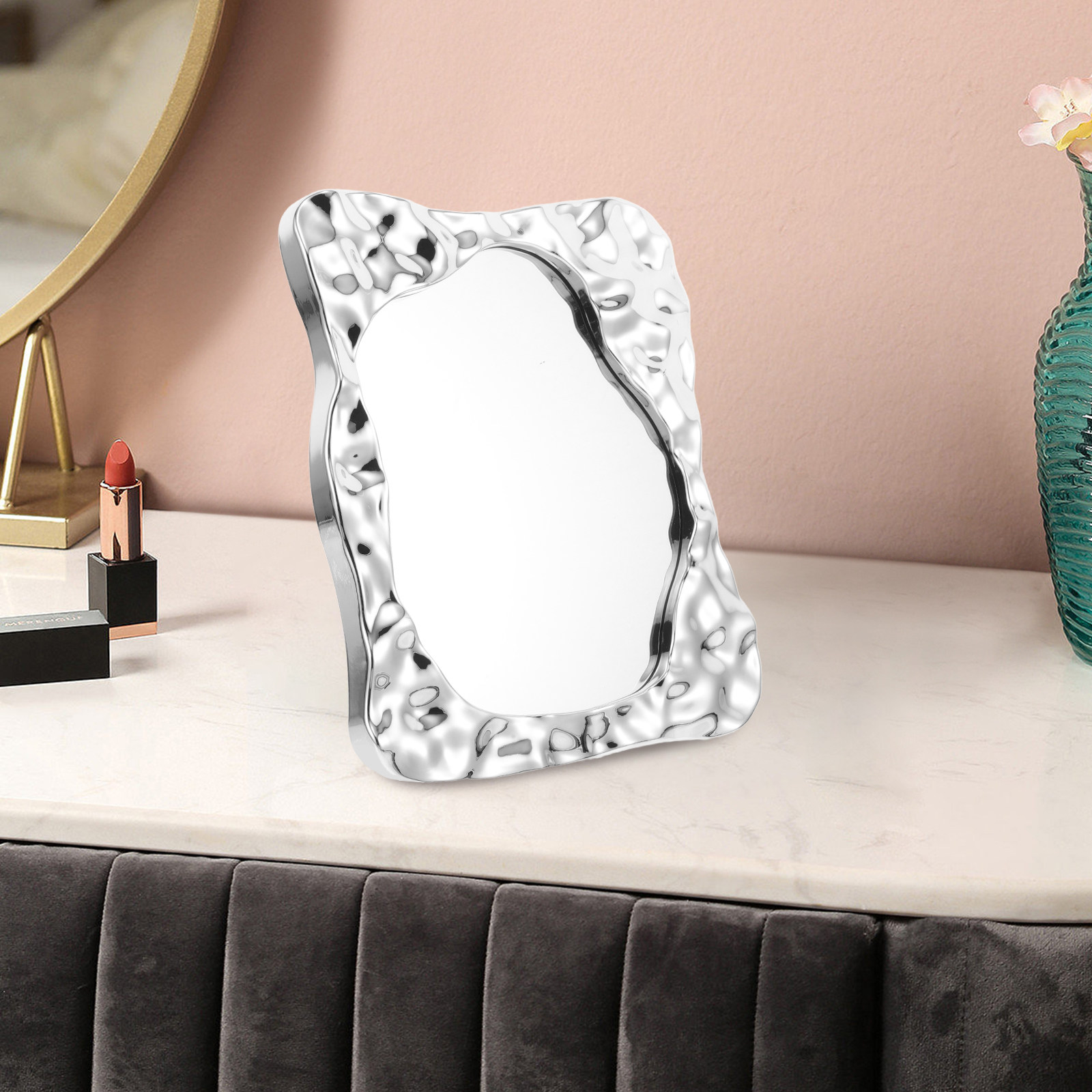 Beauty Makeup Design - Espelho de Maquiagem de Mesa Elegante,