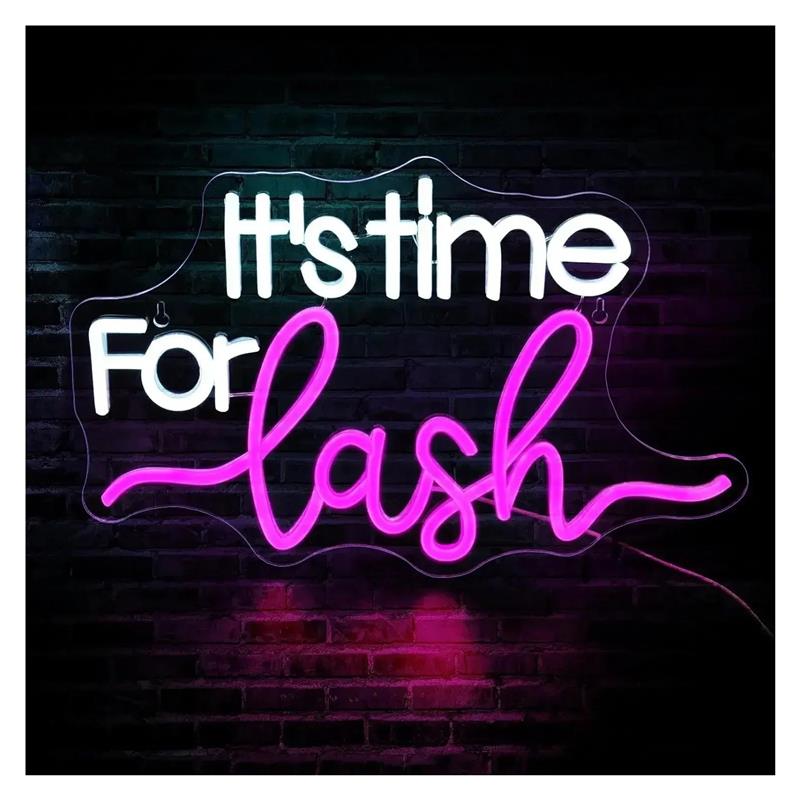 Beauty Makeup Wallpaper - Letreiro neon para decoração de parede,