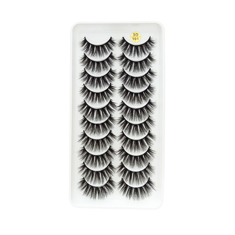 Beauty Makeup Events - Cílios postiços naturais de fibra 3D,