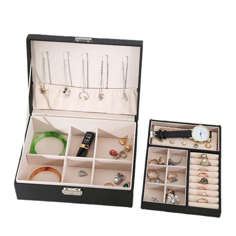 Beauty Makeup Box Set - Organizador de Joias em Couro PU