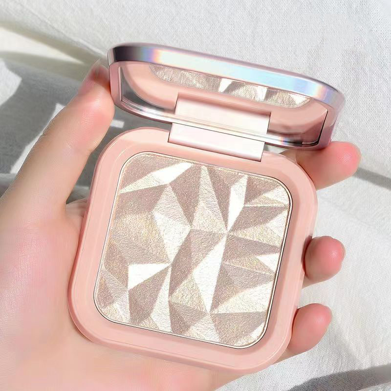 Highlighter Bronzer Palette - Paleta de Pó Iluminador Monocromático, Iluminador