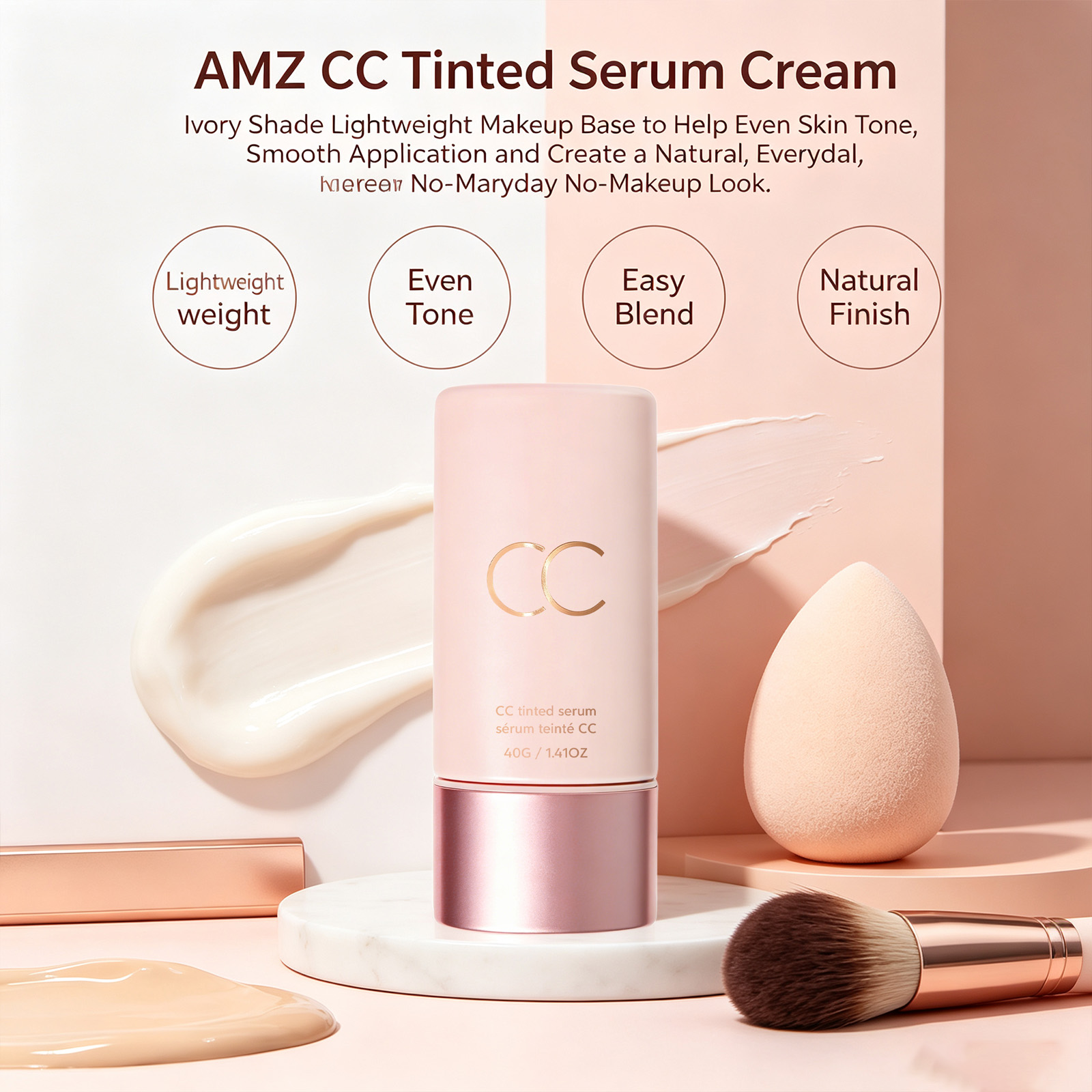 Bb Cream Tinted - CC Tinted Serum Uniformiza o Tom