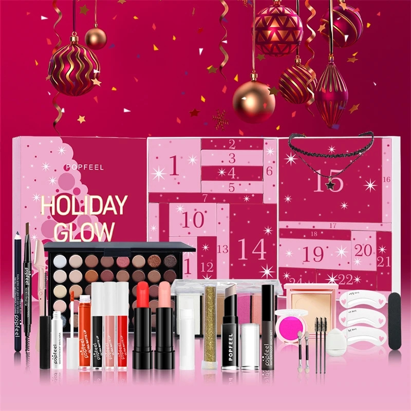 Beauty Makeup Events - Conjunto de Maquiagem de Natal com