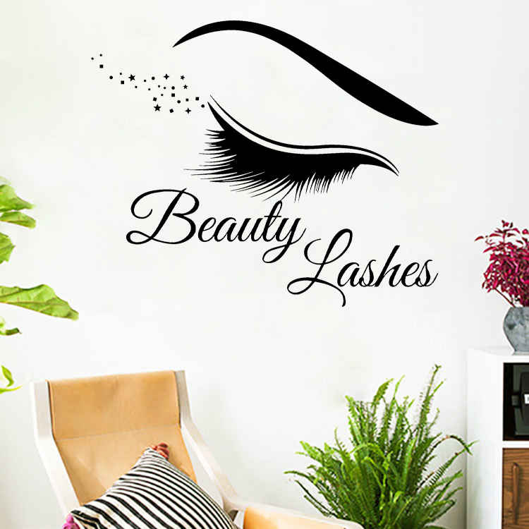 Cílios modernos adesivo de par - Beauty Makeup Wallpaper avaliação e preço