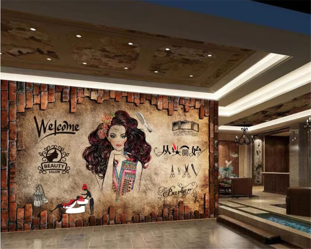 Papel de Parede Personalizado  - Beauty Makeup Wallpaper avaliação e preço