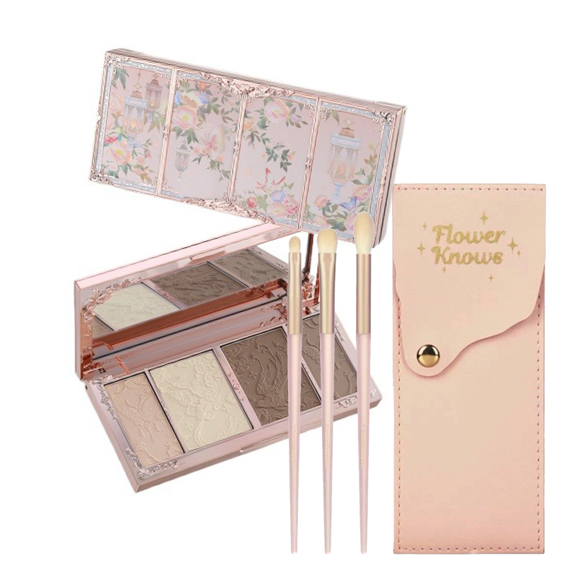 Flor sabe maquiagem borboleta  - Highlighter Bronzer Palette avaliação e preço