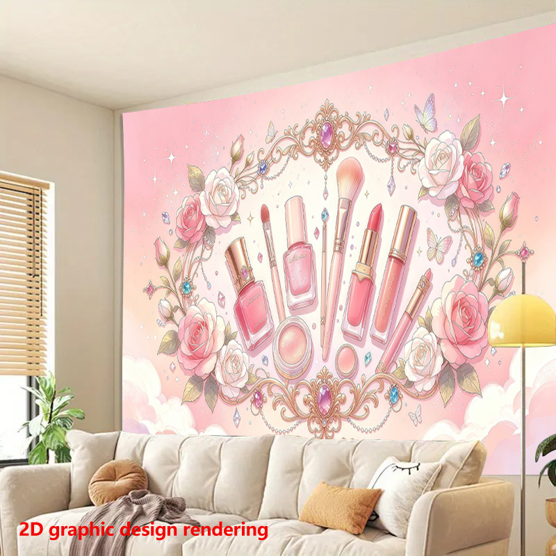 Grande Mural de Parede Rosa pa - Beauty Makeup Wallpaper avaliação e preço