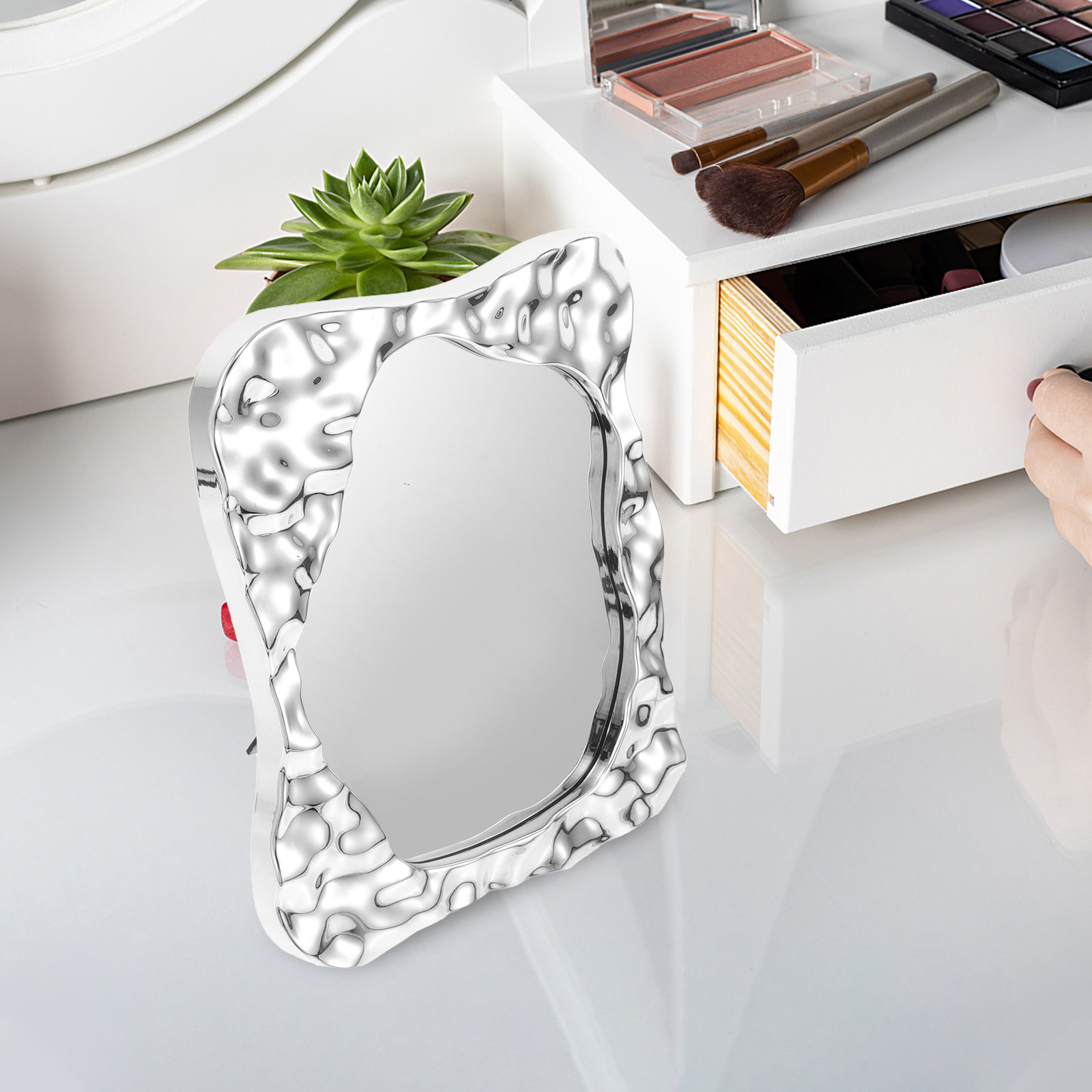 Espelho de Maquiagem de Mesa E - Beauty Makeup Design avaliação e preço