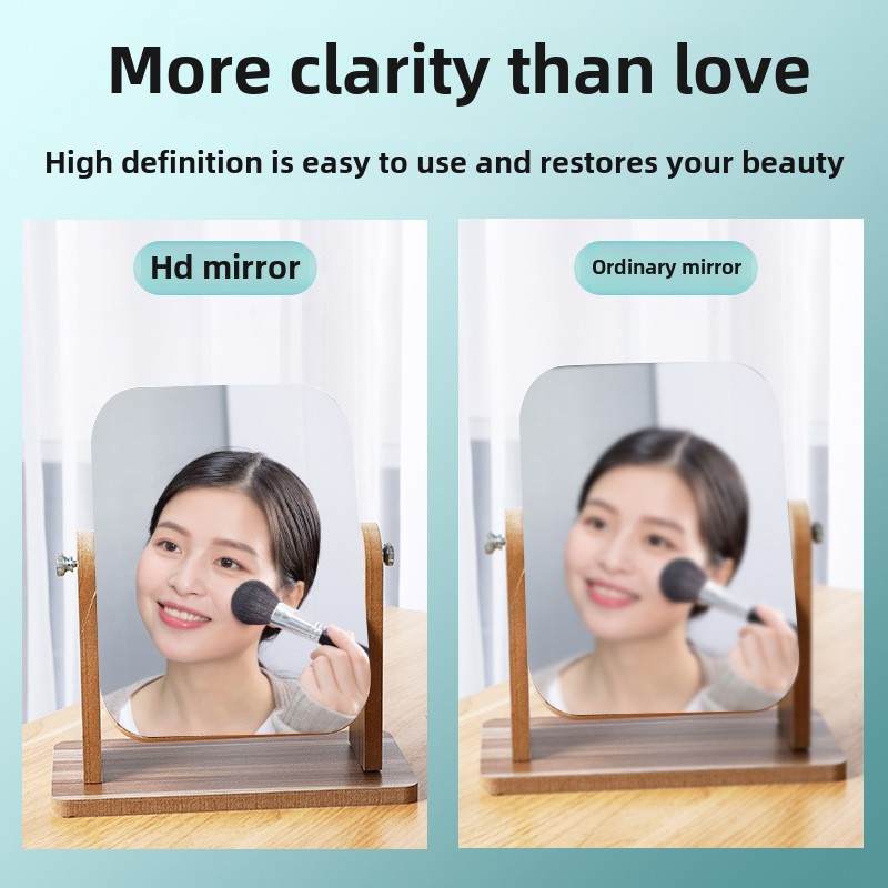 Criativo de madeira hd espelho - Beauty Makeup Hd avaliação e preço