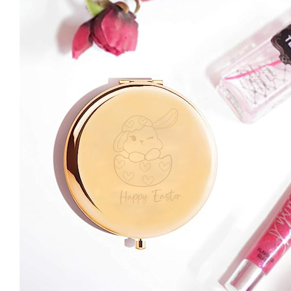 Espelho de bolso com texto per - Beauty Of Makeup avaliação e preço