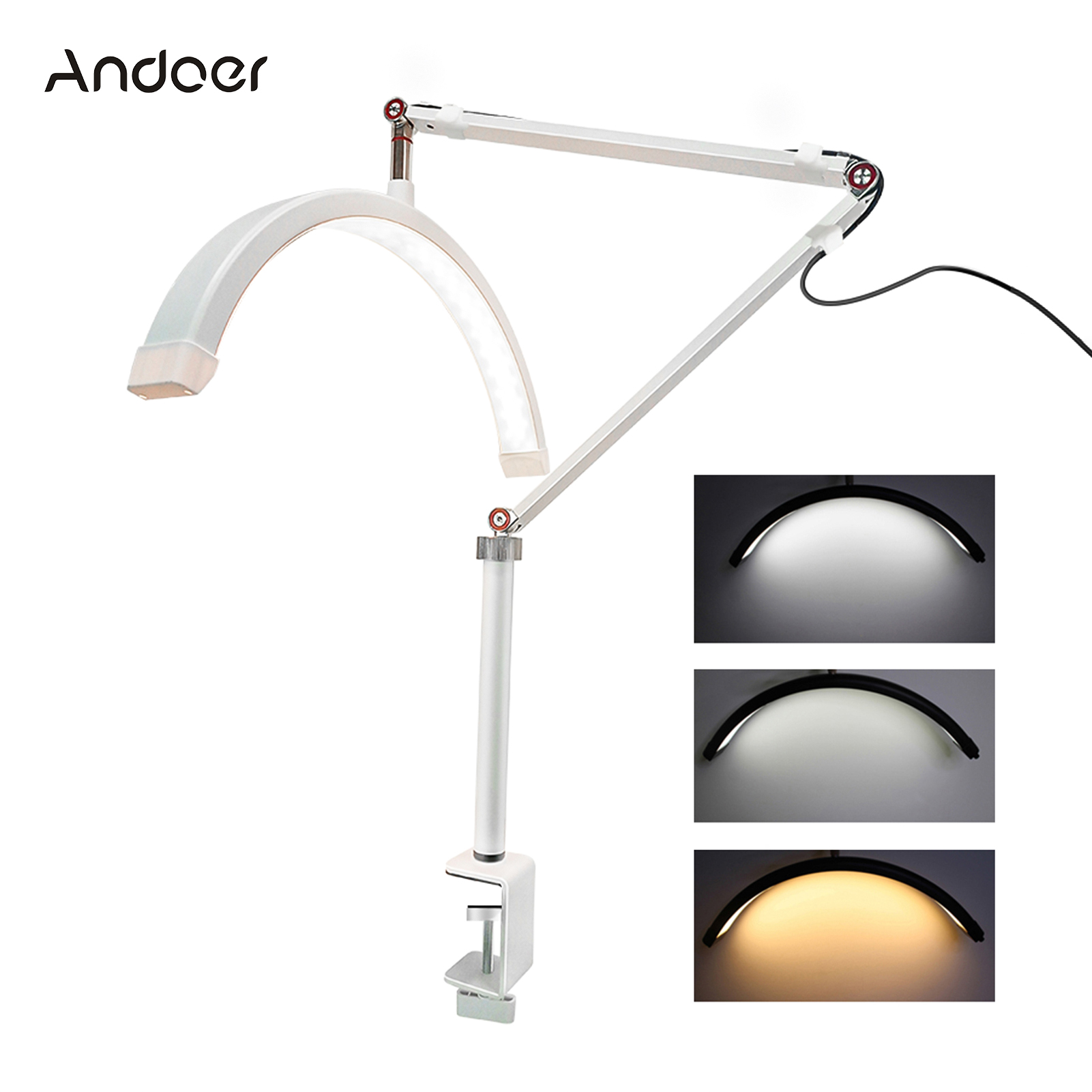 Andoer HD-M3X LED luz de vídeo - Beauty Makeup Hd avaliação e preço
