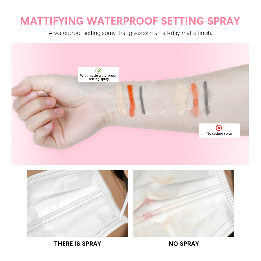 Spray matificante à prova d'ág - Beauty Makeup Fixer avaliação e preço