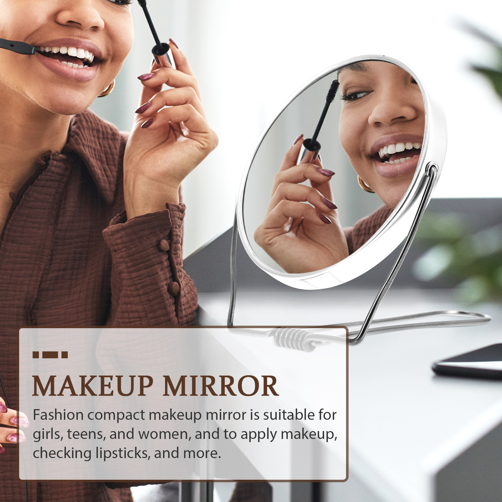 2 espelhos de maquiagem portát - Beauty Makeup Hd avaliação e preço