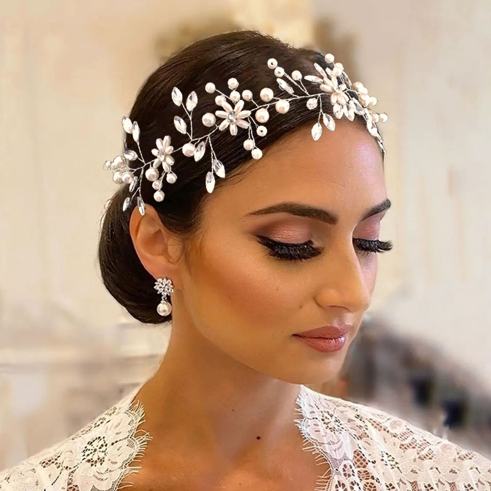 Bridal Hair Vine Headband com  - Beauty Makeup Bridal avaliação e preço