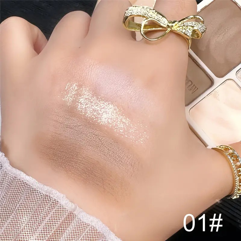 Quatro cores de destaque e con - Highlighter Bronzer Palette avaliação e preço