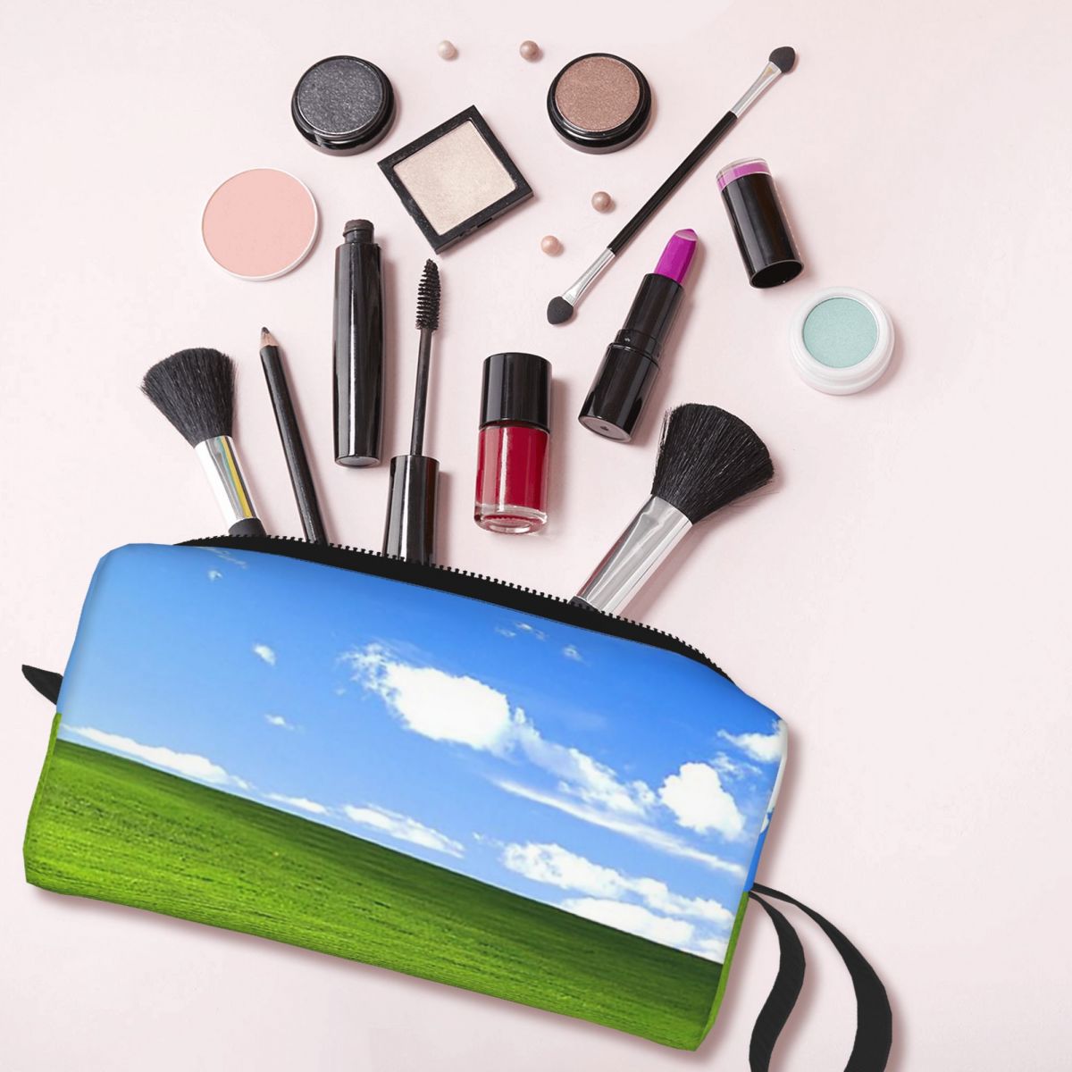 Bolsa de Maquiagem com Estampa - Beauty Makeup Wallpaper avaliação e preço