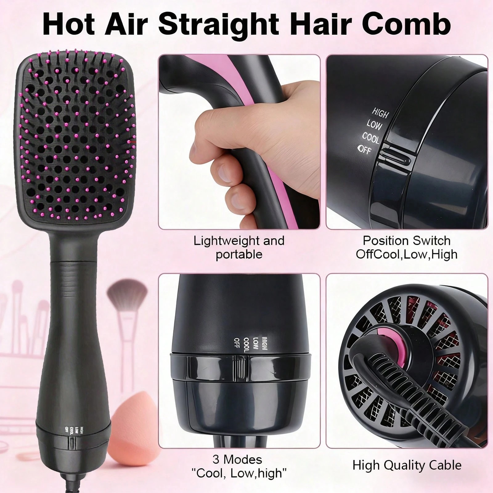 Escova secadora de cabelo Tyri - Hair Straightener avaliação e preço